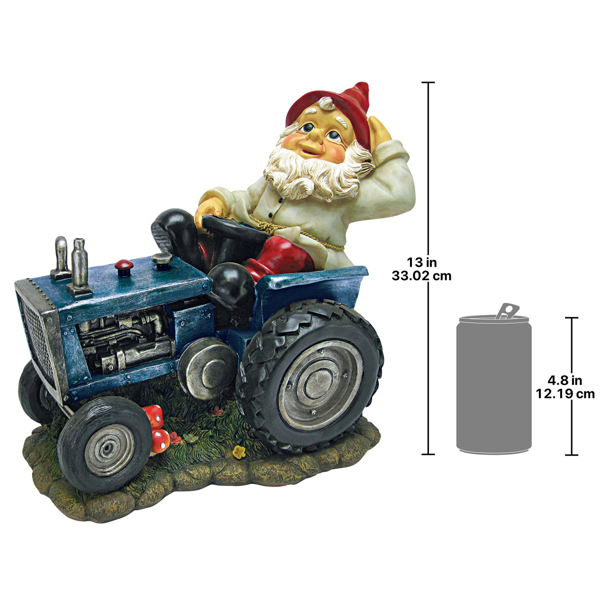 Image Thumbnail for Dt Plowing Pete On His Tractor Gnome